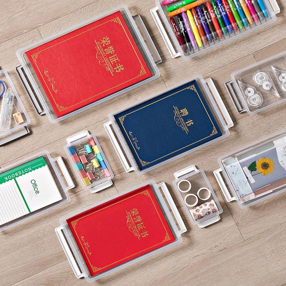 Paper Organizer Certificates Storage Box Documents Box Classification Box File Organizer Box