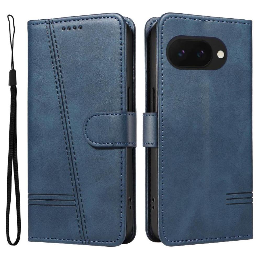 (Blue) Filp Case for Google Pixel 9a Wallet Phone Case