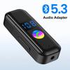 Car Bluetooth 5.3 USB Wireless Audio Adapter Mp3 Receiver AUX 3.5mm Jack Hands-Free Calling Car Kits With MIC HIFI Stereo For Car FM Radio Headset