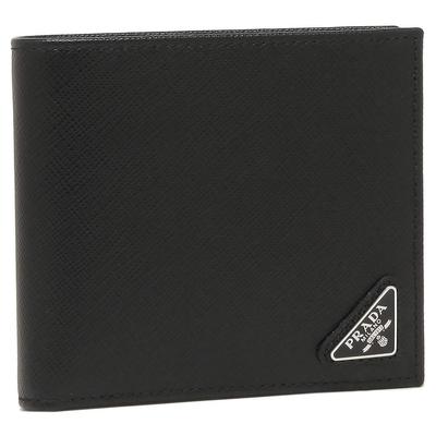 Складной кошелек 2MO513 QHH F0002 Черный [Prada] Мужской [предмет]