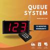 3-Digit Wireless Call System / Wireless Numbering Call System | Restaurant Calling device Wireless Queue System
