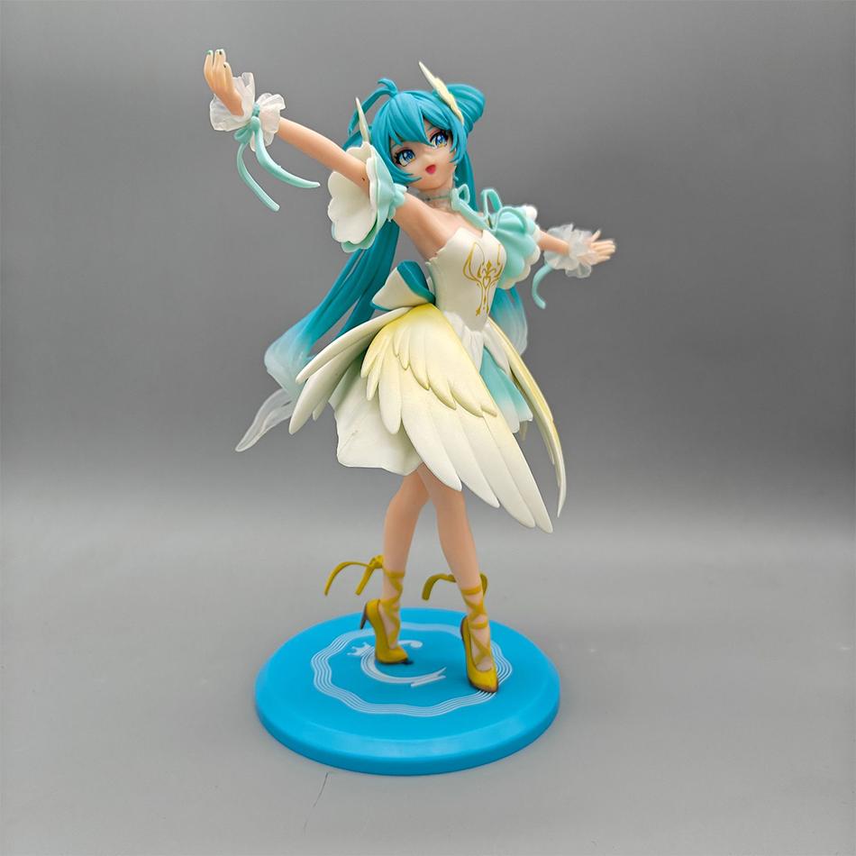 Новый благородный и элегантный лебедь Балет Hatsune Miku ПВХ модель персонажа Орнамент Анимация Коллекционер Статуэтка Настольное украшение