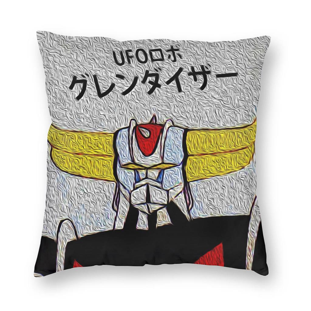 Ufo Robot Grendizer Наволочка с принтом Полиэстер Чехол для подушки Декор Чехол для декоративной подушки Спальня Квадратный 40*40 см