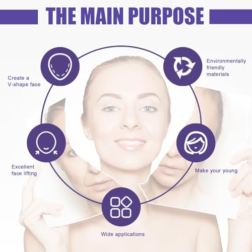 Facelift Tape 80 Pieces Ultra-Thin Invisible Skin Tightening V-Face Chin Neck Eye Wrinkle Lifting for Women