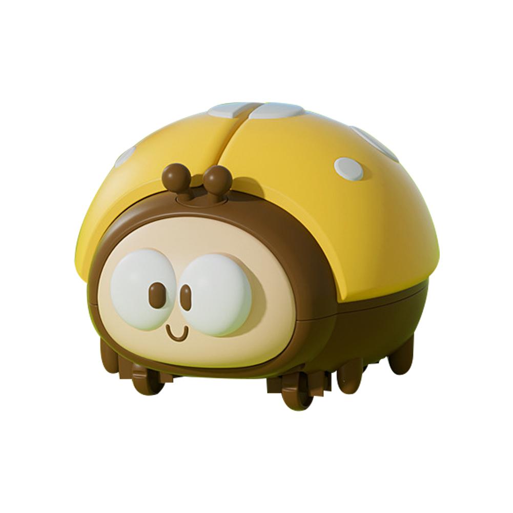 Ladybug Floating Ball Blowing Toy - Novelty Levitation Air Flow Focus Training Game, Early Educational Montessori Toy