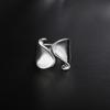 Silver Open Ring Wholesale Pretty Luxury Unique Fashion Women Men Wedding Noble Cute Charms Silver Color Ring Jewelry