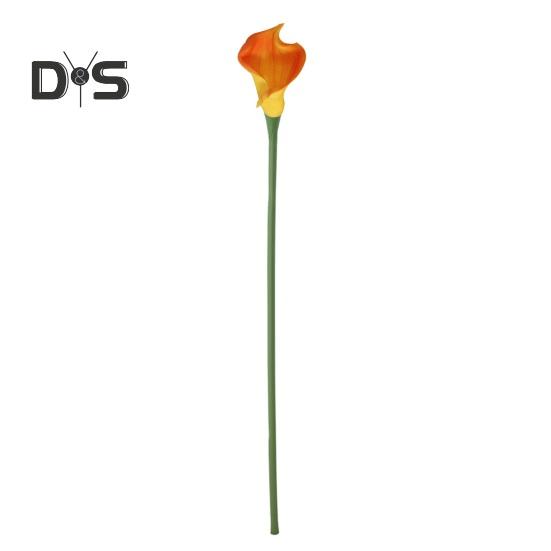 Не выцветающее искусственное растение, привлекающее внимание, необычный обжимной цветок-имитация каллы