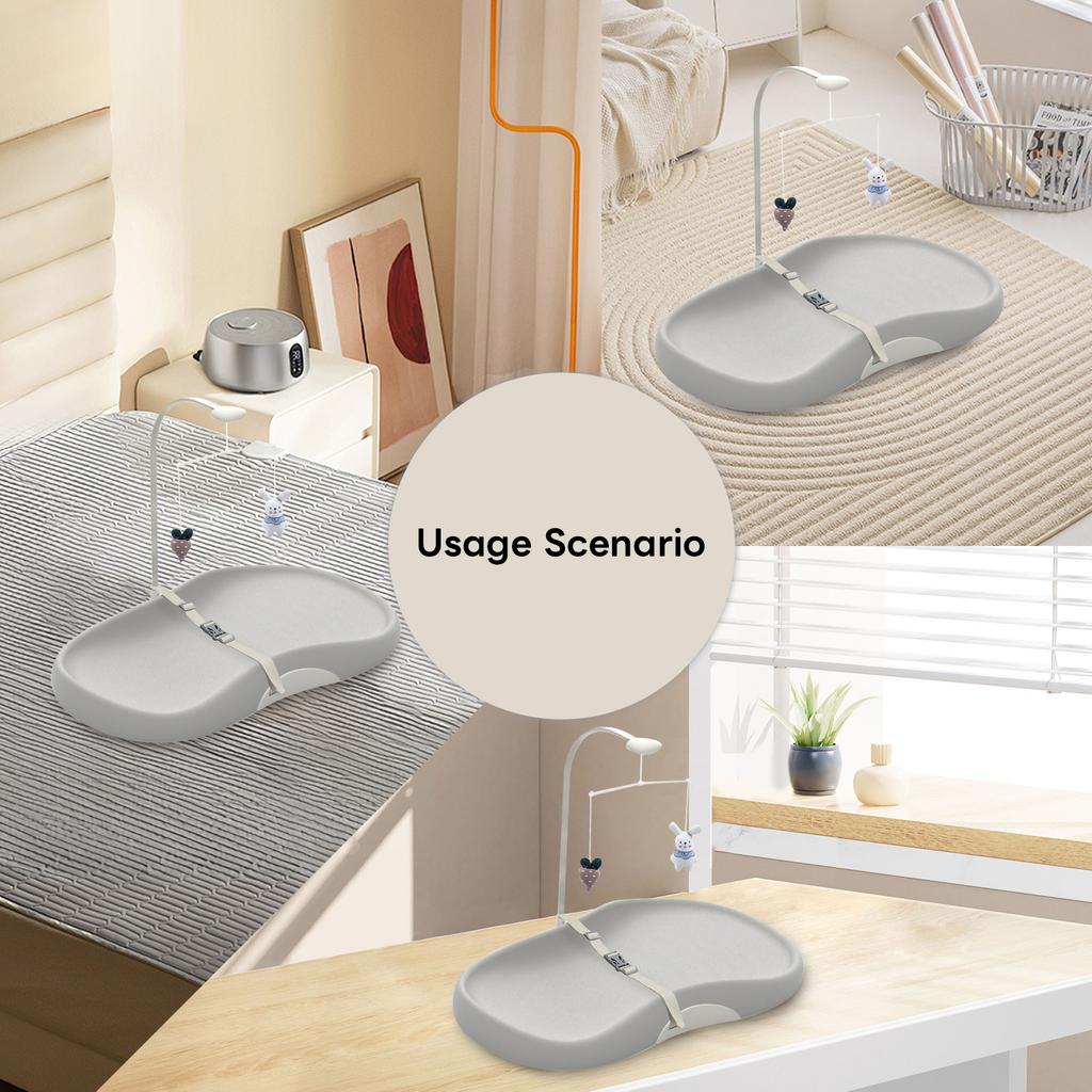 Пеленальная подкладка для младенцев, стиль детской комнаты, влагостойкая, контурная, легко моется, нескользящий дизайн для пеленальных столов