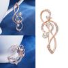 Rhinestone Brooch Shining Crystal Badge Pin Party Banquet Collar Scarf Decor Brooch Pin Musical Note