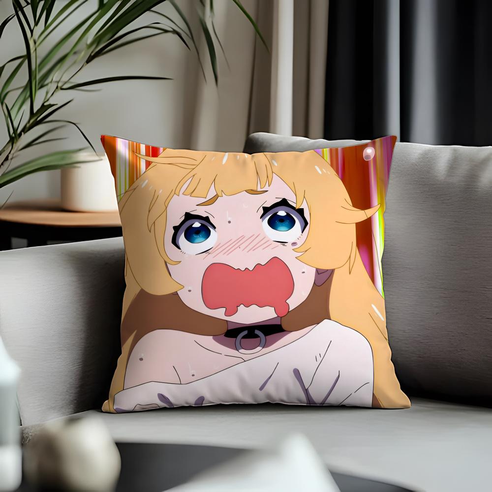 Hot Ttis Time for Torture Princessable Cushion Cover Antidustmite Pillowcase Invisible Zipper Silky Short Plush Cushion Cover