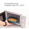 Double Layer Portable Lunch Box for Kids Divided Microwave Oven Bento Box Meal Prep Containers Leakproof Food Storage Container