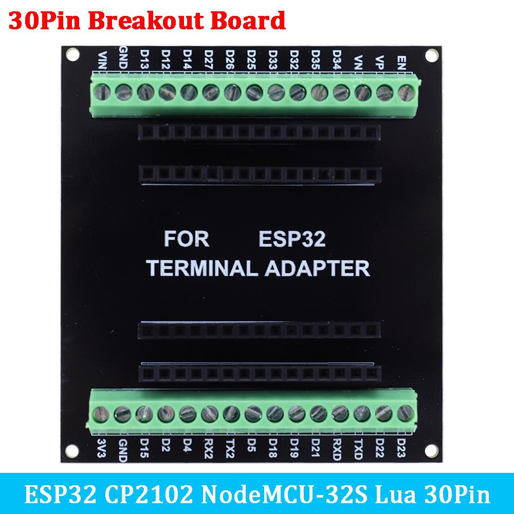 Плата разработки ESP32 TYPE-C/Micro-USB CH340C CP2102 ESP32 30PIN 38PIN Двухъядерный WiFi+Bluetooth ESP32-32 Беспроводной модуль