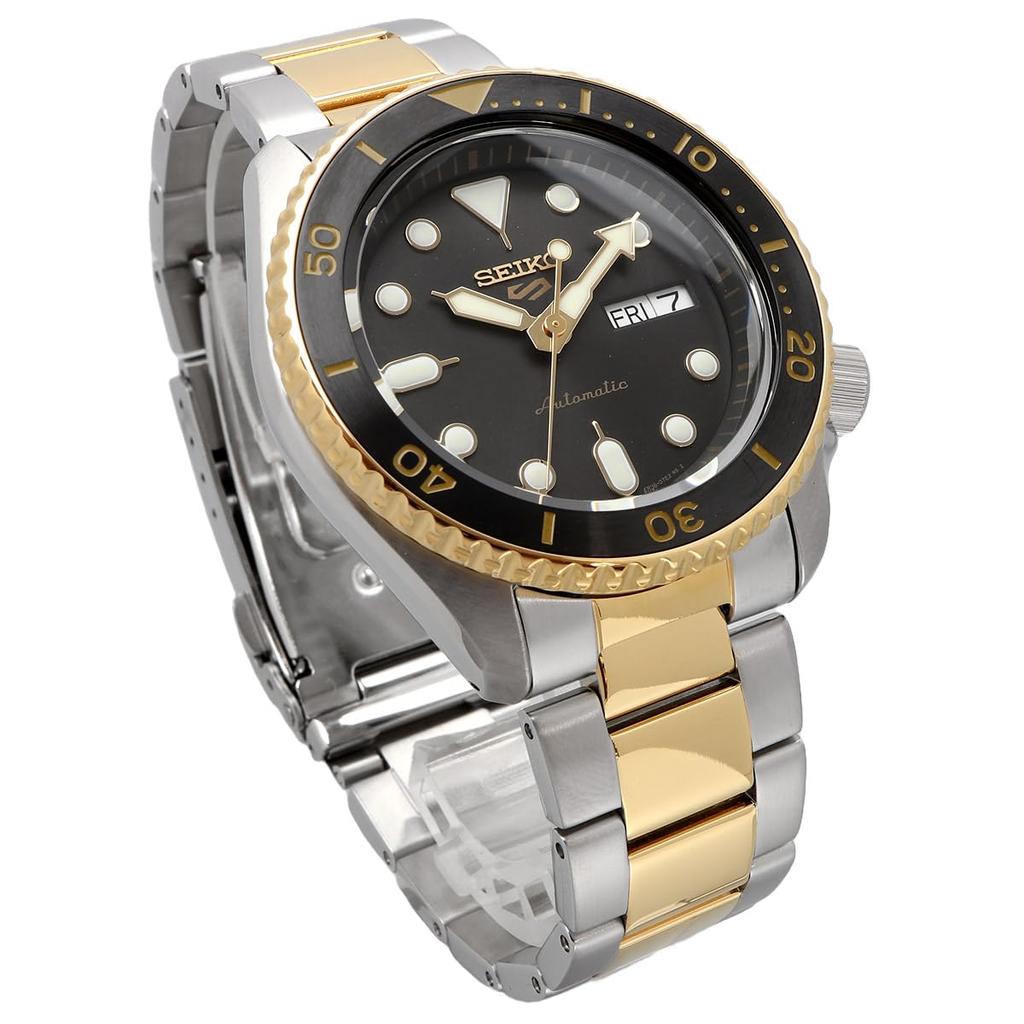 SEIKO 5 SPORTS SKX Sports Style Automatic Watch Made in Japan Special Creation SRPK22 Silver x Gold Overseas Model [Seiko] U.S. Men's [Used]