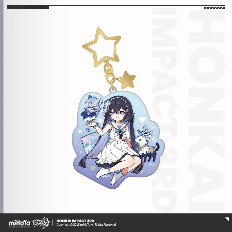 Sunsyea Honkai Impact 3rd Официальный мерч miHoYo Оригинальный Аутентичный Серия XBDLZ Акриловая подставка Значок Брелок Элизия Киана Броня