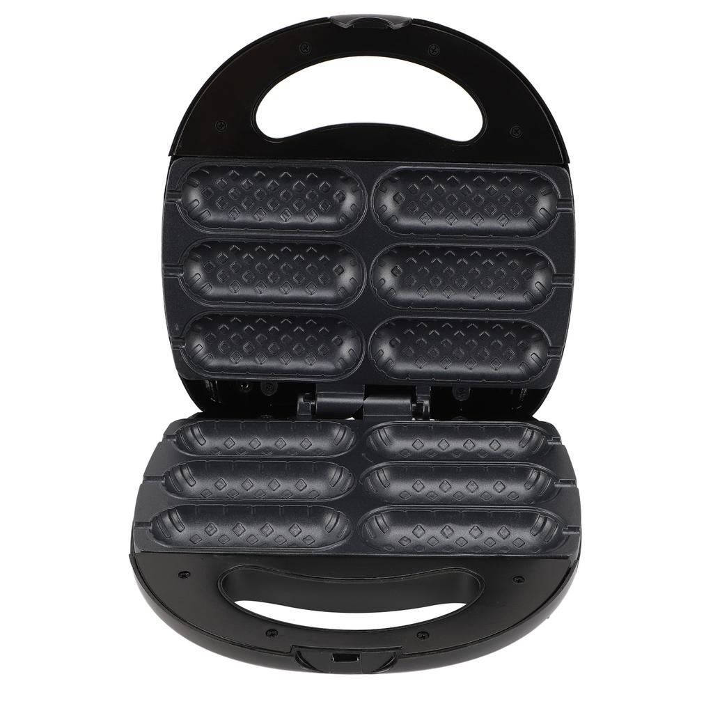 Hot Dog Waffle Machine 850W Quick Heating Automatic Temperature Control Anti Stick Easy To Clean 6