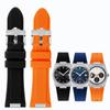 Silicone Rubber Watchband For TISSOT PRX Watchband T137.407/T137.410 Series Super Player Men Wrist Strap 26x12mm Convex End