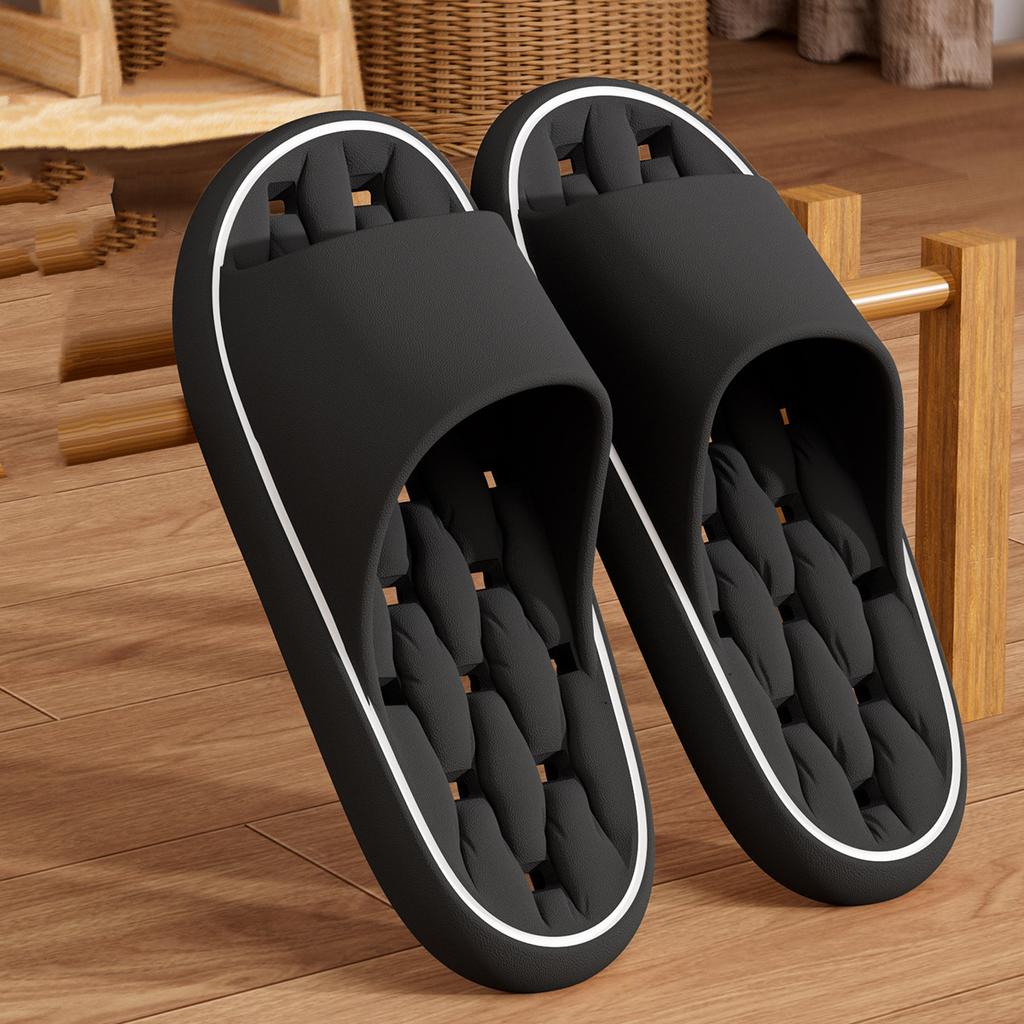 Массажные нескользящие тапочки Stepping Shit Feeling Slippers EVA нескользящие антизапаховые