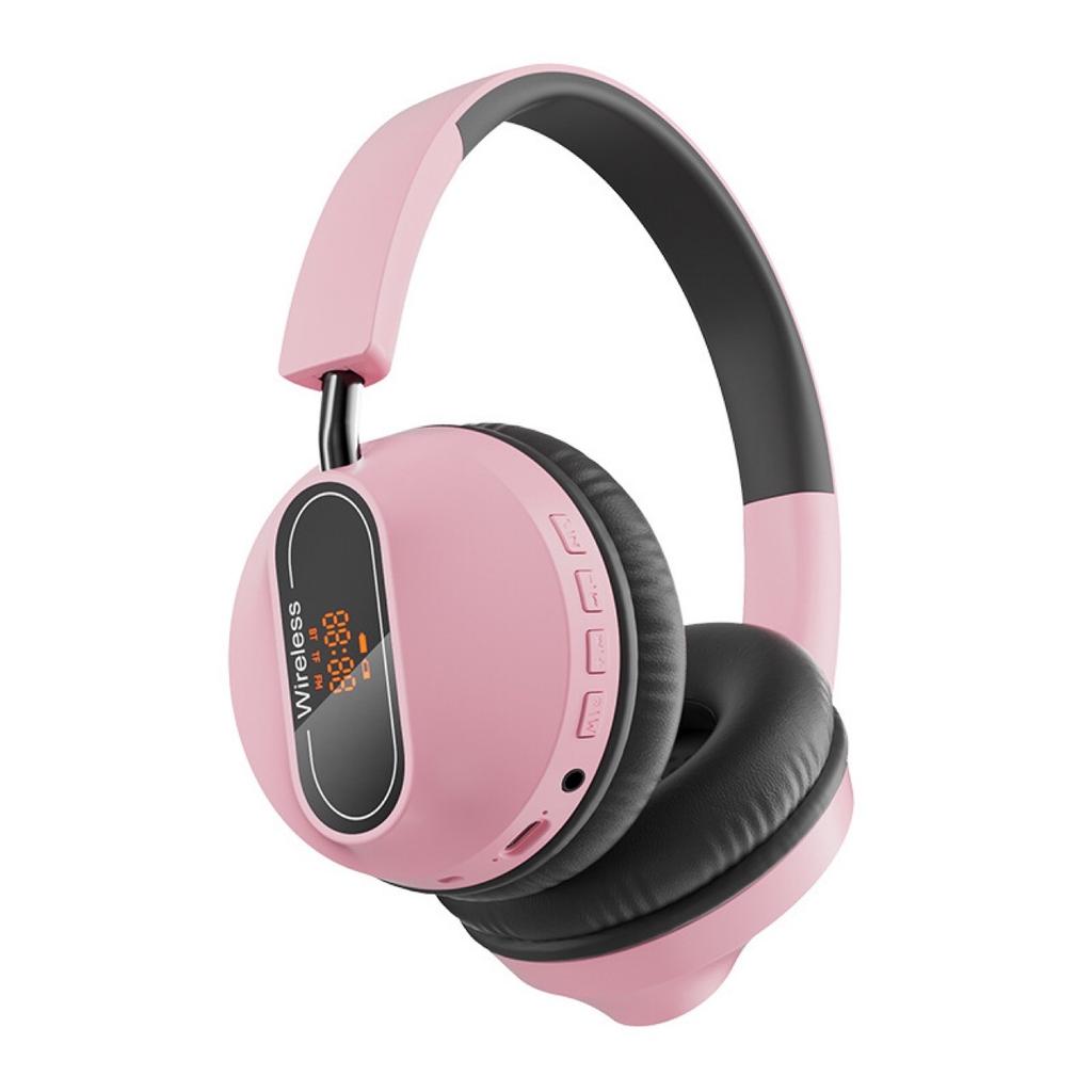 Цифровой дисплей Беспроводные Bluetooth-наушники Гарнитуры с шумоподавлением Hi-Fi Стереонаушники Спортивные геймерские наушники Поддержка TF/FM