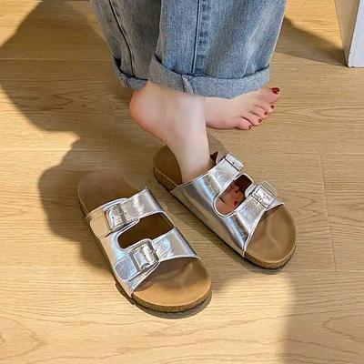 Шлепанцы на шнурках с ремешками Женские тапочки Женские пляжные сандалии Черно-белая обувь Кроссовки Спорт Tenids Люкс Вьетнам