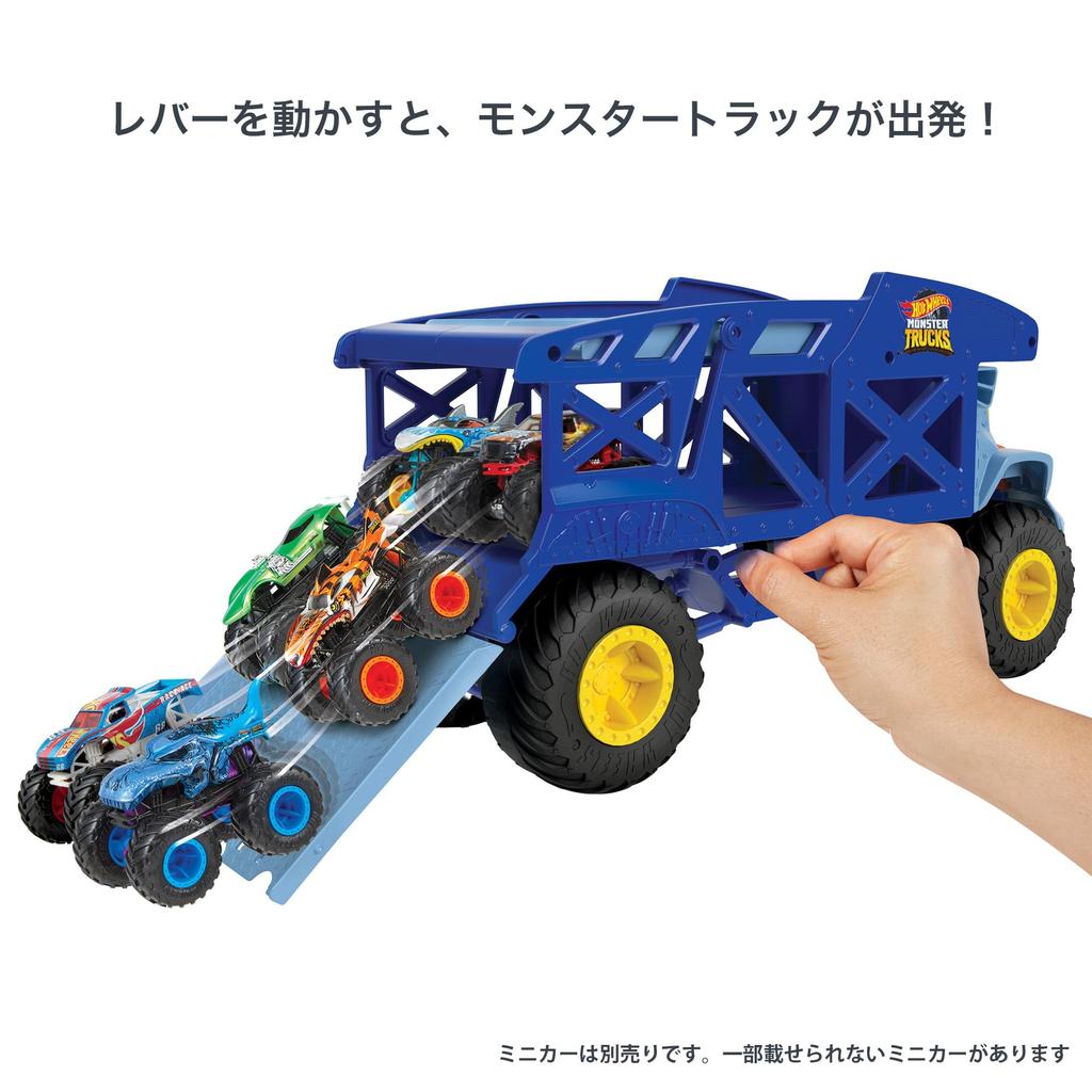 Hot Wheels Monster Truck Mover Rhino возрастом 3 года и HFB13 [Мини-машина] [3 вверх]