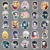 High Quality Demon Slayer Chibi Stickers 50 Pcs Q Version Anime Decals For Notebook Journal Scrapbook Gu Ka Laptop Decoration For Anime Fans