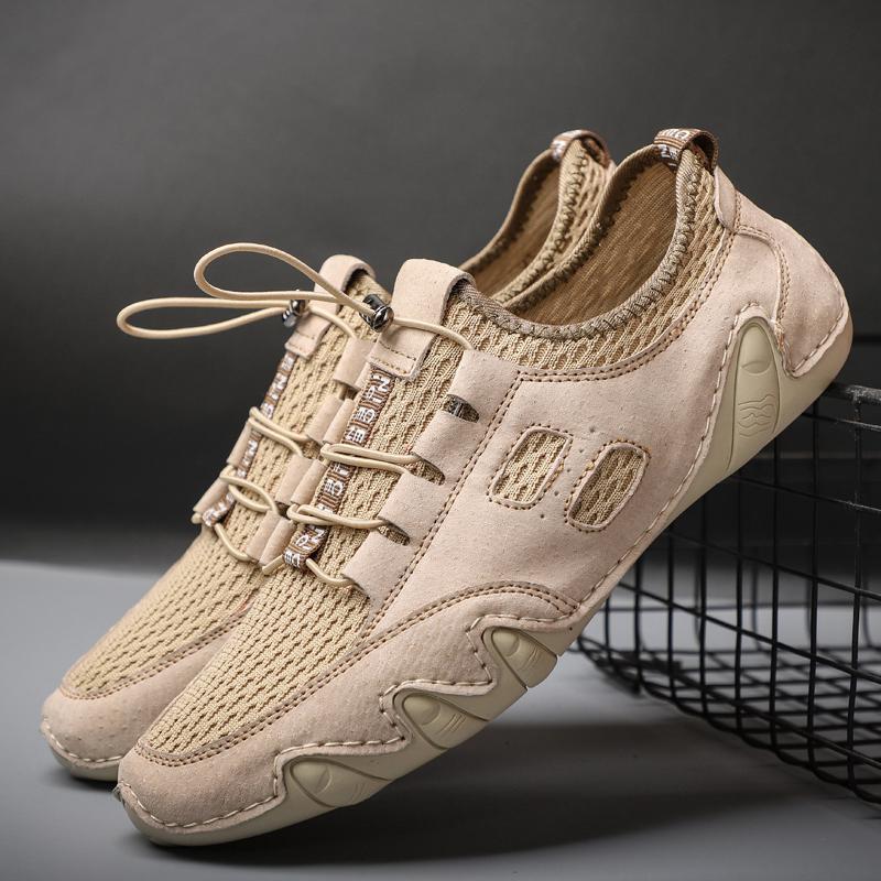 Мужские мокасины, туфли для вождения, повседневные туфли без застежек, большие размеры, серые, с широким носком для мужчин