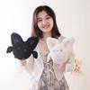 Cute Round Little Bat Doll Plush Toy Black Bat Doll Children's Rag Doll Halloween Gift