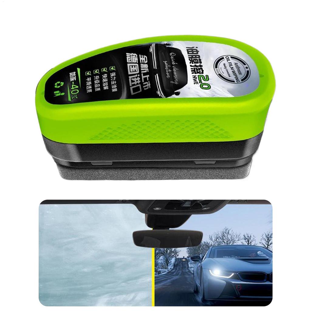 Средство для удаления масляной пленки со стекол автомобиля, губка для чистки автомобильных стекол, щетка для чистки лобового стекла, очиститель масляной пленки для внутренней части лобового стекла автомобиля