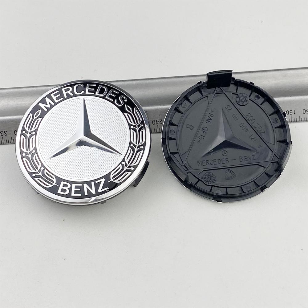 4pcs--75mm Wheel Hub Cap Emblem Replacement For Mercedes Benz AMG C180 C200 E260 E300 ML350 W230 W204 W205 W210 W211 A1714000025