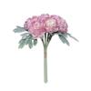 Ins Nordic Style Flocked Peony Flower High Imitation Home Living Decoration Искусственный цветок Роса Лотос Имитация Цветка