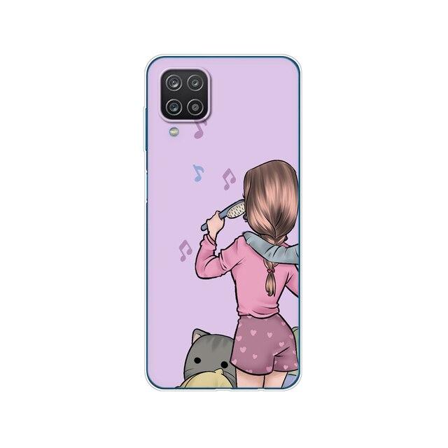 Чехол для Samsung A12, мягкий силиконовый чехол из ТПУ на заднюю панель телефона для Samsung Galaxy A12 GalaxyA12 A 12 SM-A125F a125, бампер 6,5 дюйма, панда
