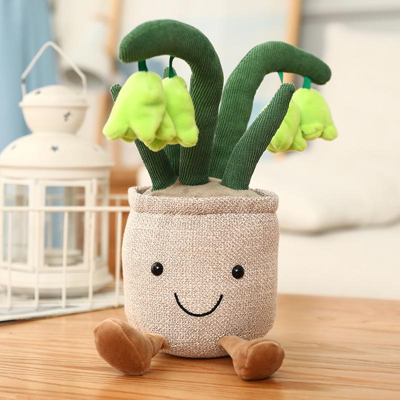 Creative Hobby Bamboo & Cactus Plush Plant Doll Ornament - Multiple Styles