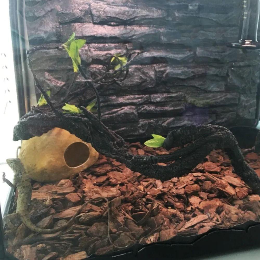 Гибкая рептилия Угловая ветка Имитация джунглей Ветки для лазания Бородатая агама