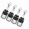 4pcs Universal Cloning Wireless Remote Control Key Fob for Car Garage Door Gate 433.92mhz
