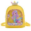 Очаровательный Мультяшный Рюкзак Принцессы Для Детей С Большой Вместимостью Из ПУ Материала