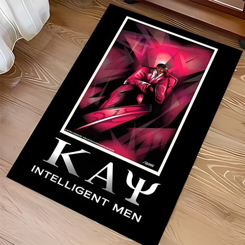 1 шт. Ковер с принтом Kappa Alpha Psi - Мягкий, Моющийся, Нескользящий Коврик для Помещений под Офисные Стулья, Гостиную, Домашний Офис, Декоративный Ковер