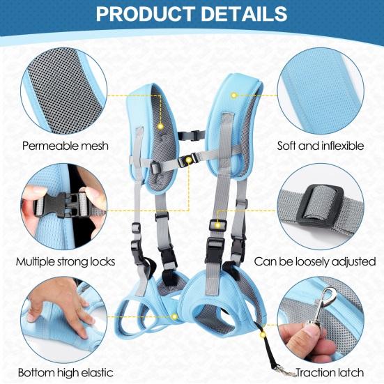 Подъемник для собак, аварийный рюкзак, поддержка задней ноги животного, подъемник для всего тела, переноска для домашних животных