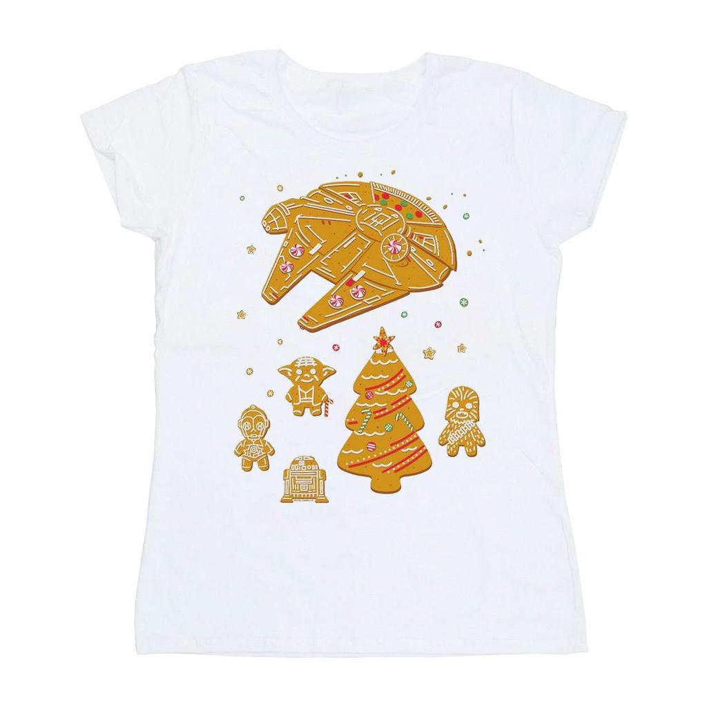 Star Wars Womens/Ladies Gingerbread Rebels Cotton T-Shirt