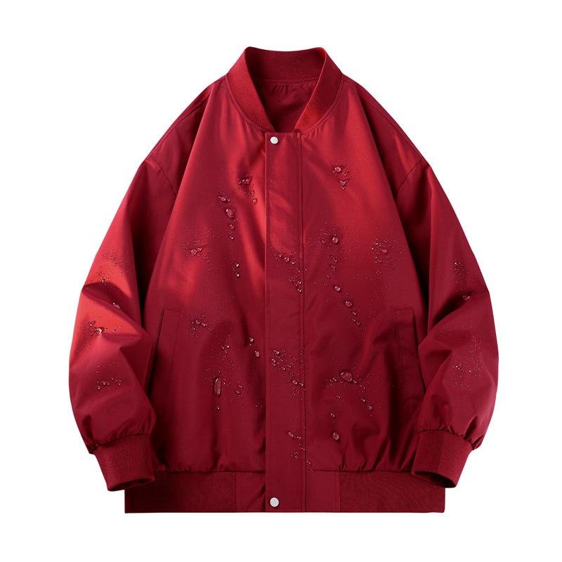 Versatile Coat Minimalist Waterproof Jacket Men's 2026 Jacket Aviator Casual Men's Baseball Clothing Fall Men's Breathable Work Casual Jacket