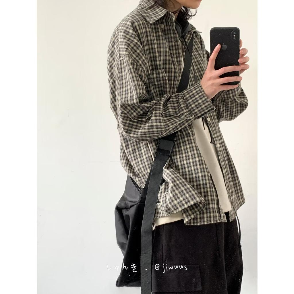 Рубашка с длинным рукавом с буквенным принтом 2024 года в японском стиле в стиле Гонконга, свободная рубашка для мальчиков, летнее модное универсальное повседневное пальто