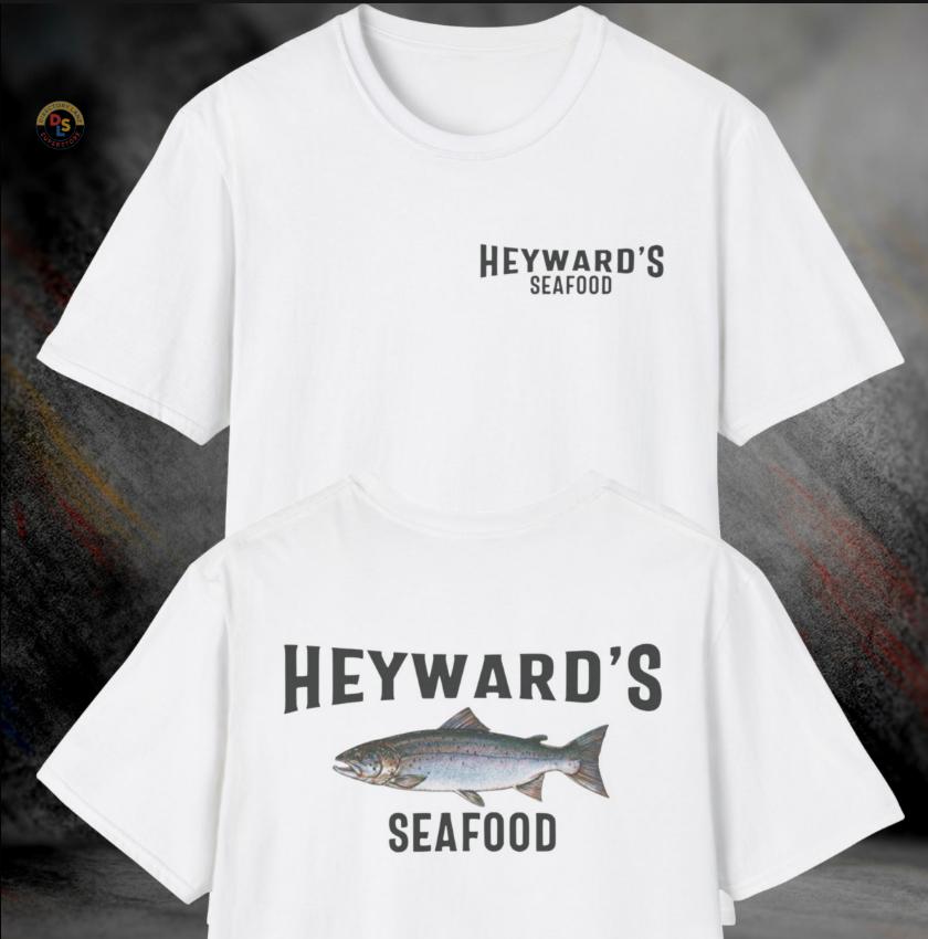 Футболка Heyward's Seafood OBX (перед и спина) | Мягкая футболка