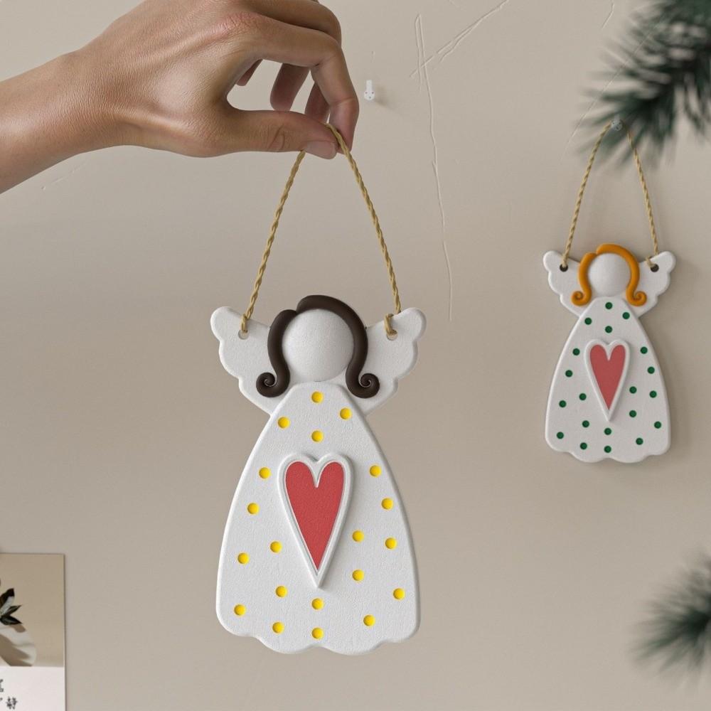 DIY Hanging Ornament Resin Pendant Mold Faceless Angel Plaster Mold Concrete Mould Craft Supplies