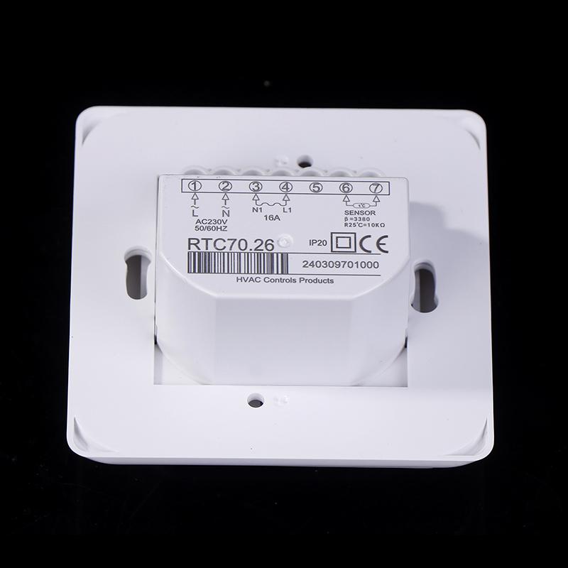 Электрическая система отопления Механическая ручка термостата Механический электрический теплый пол 16A Регулятор температуры Внешний датчик