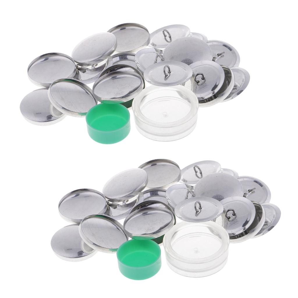 20 комплектов машинных кнопок, тканевая основа, полуфабрикаты для рукоделия, 30 мм