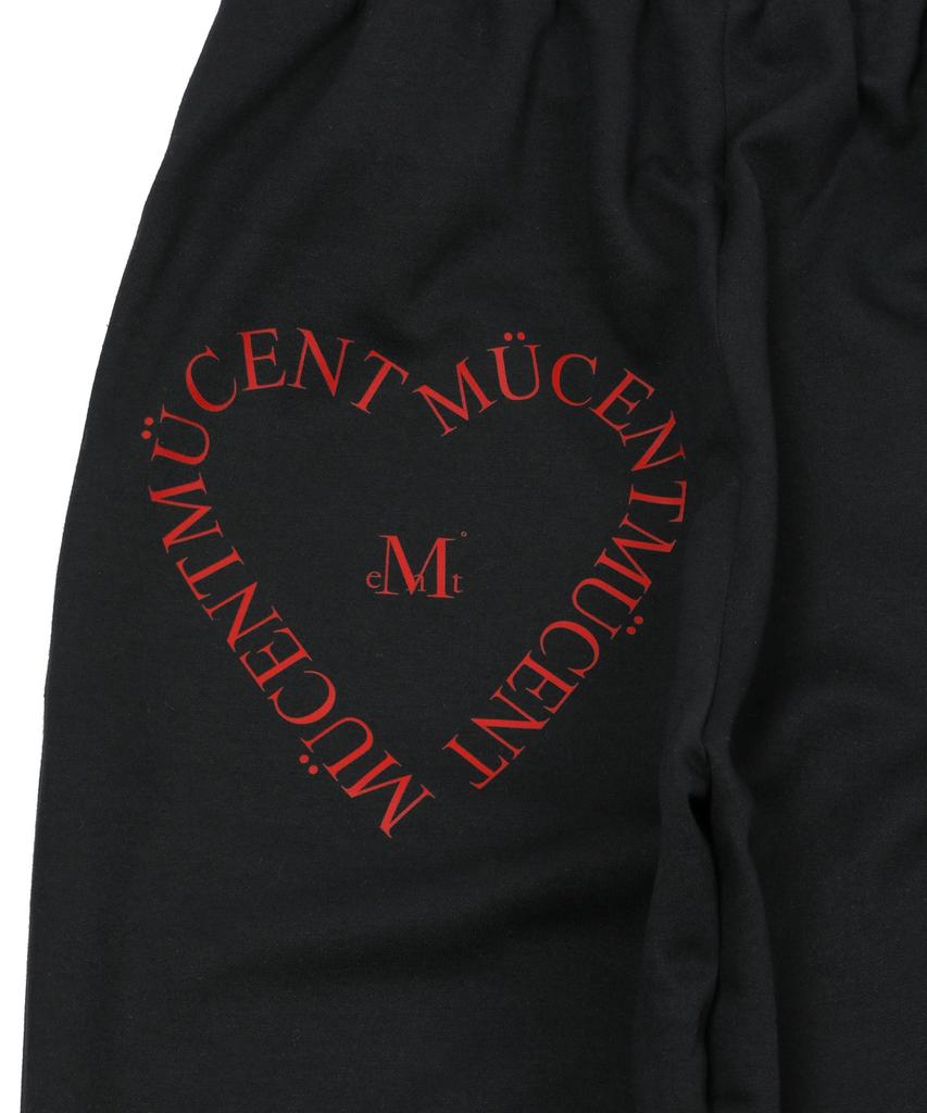 MUCENT Signature Heart Lettering Back Logo Sweatpants Unisex (2 Colors)