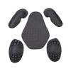 5Pcs Protective Motorcycle Riding Gear with EVA Shoulder Elbow and Back Inserts for Shock Absorption and Wear Resistance