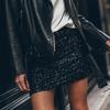 Женская мини-юбка с блестящими пайетками, плиссированная, с высокой талией, на молнии, эластичная, облегающая, облегающая, трапециевидная, мягкая дышащая, женская, клубная, вечерние, короткая юбка