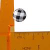 40pcs 16mm Buffalo Plaid Wood Beads Black White Checked Checked Beads Round Beads  Home Wall Decor