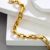 Stainless Steel Link Chain Bracelet Rectangular Chain Stainless Steel Hand Chain  Women