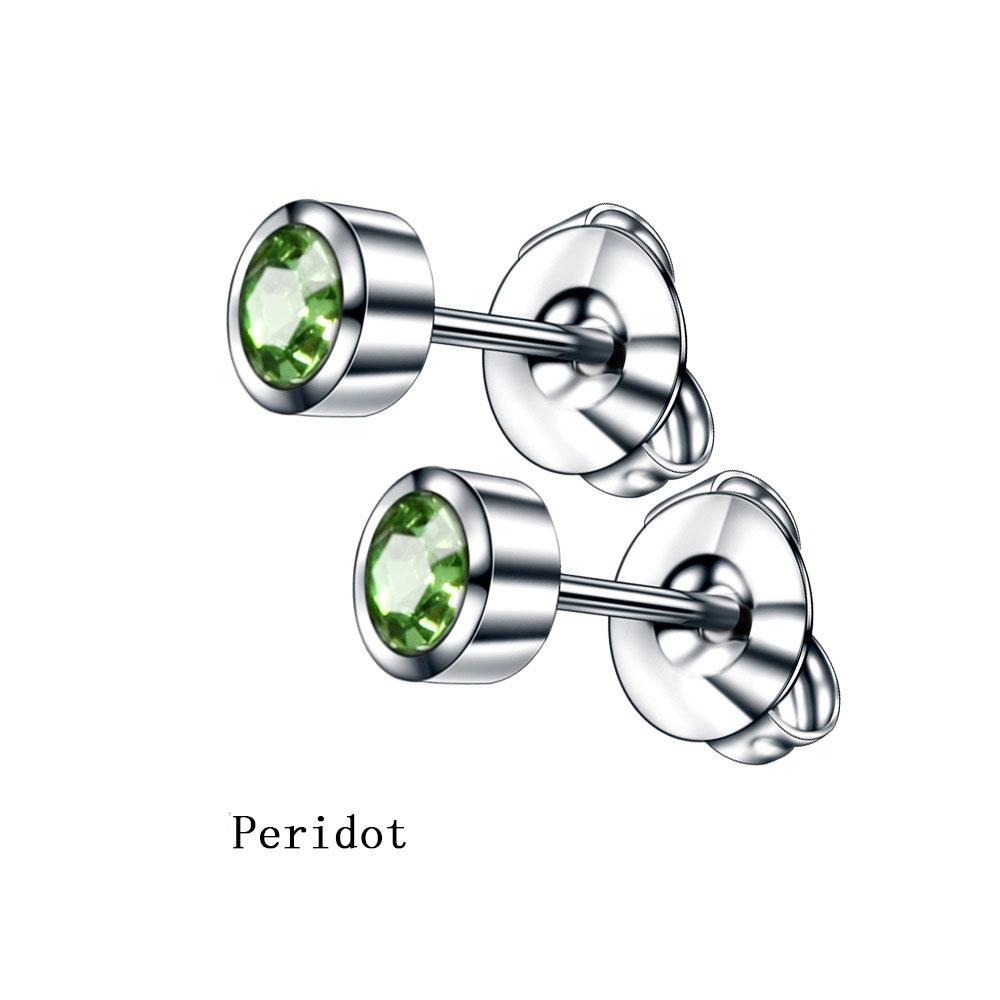 2 шт./1 пара ювелирных изделий для тела серьги-гвоздики с драгоценными камнями серьги для прокалывания хряща уха золото/серебро пистолет для камней по знаку зодиака 316 нержавеющая сталь аксессуары для козелка